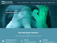 Tablet Screenshot of grottedeglace.com